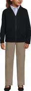 Lands' End School Uniform Kids Legacy Full Zip Cardigan