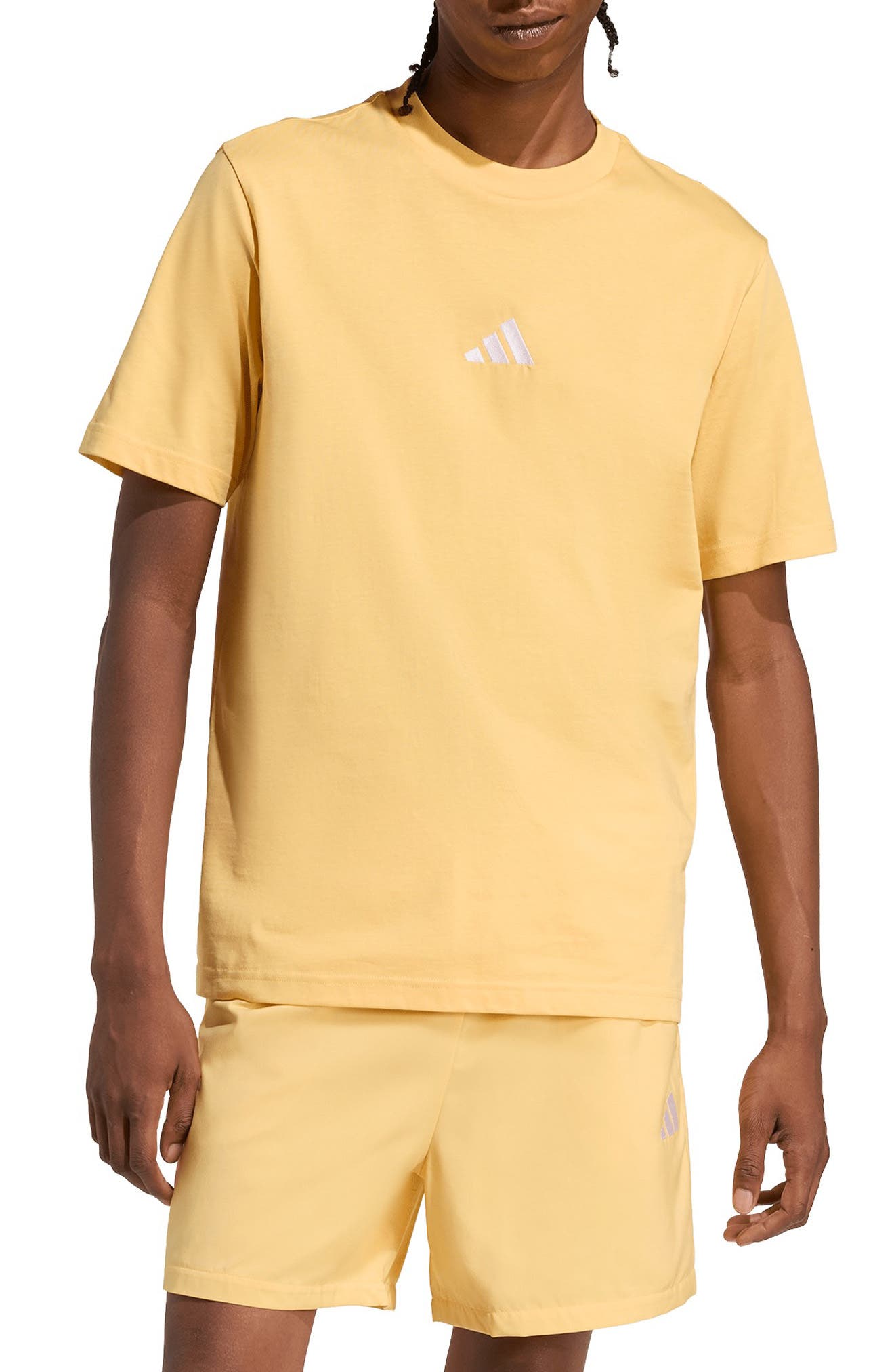 adidas Essentials Small Logo Jersey T-Shirt
