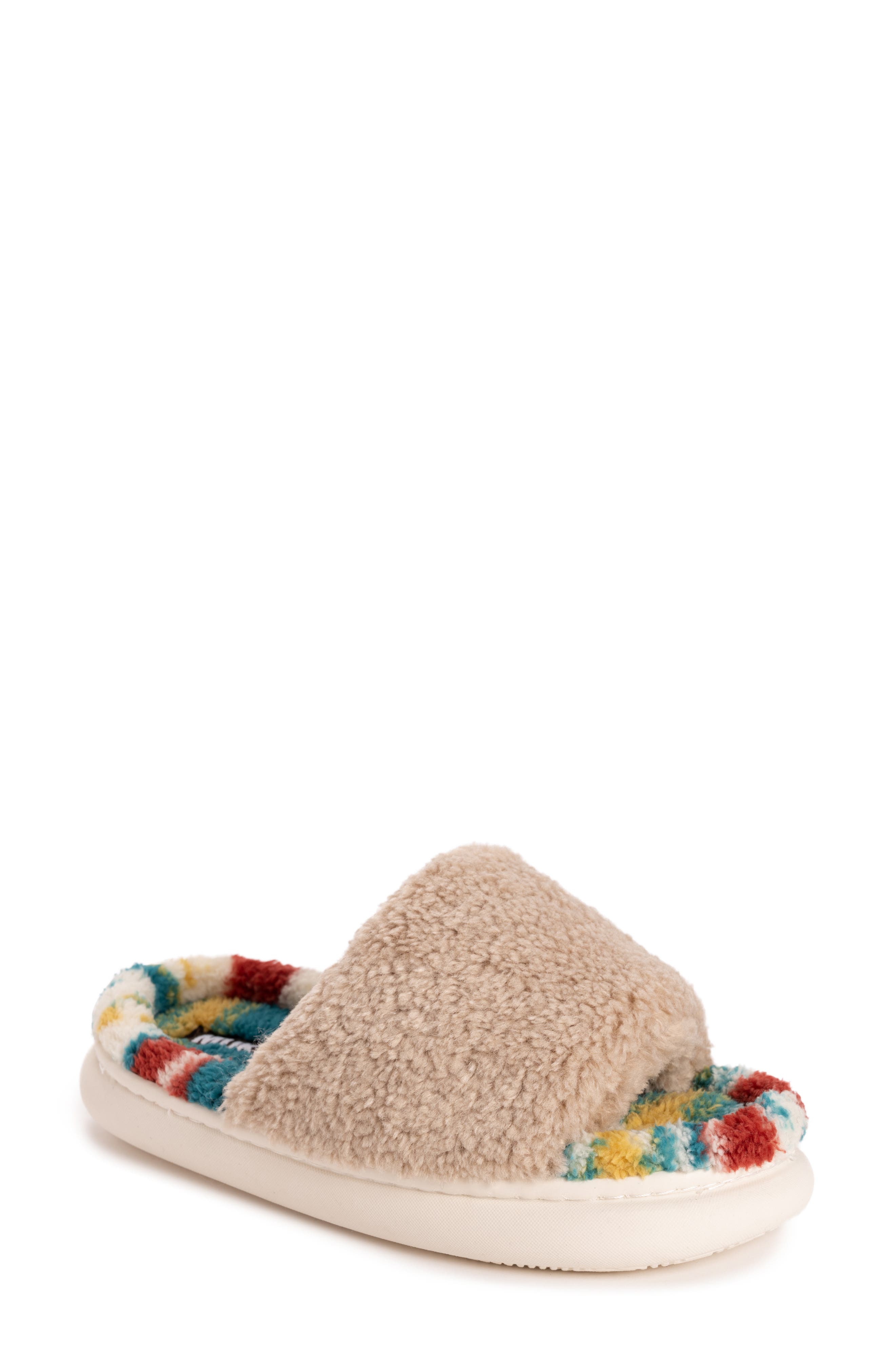 MUK LUKS Marsai Faux Shearling Slipper, Main, color, 