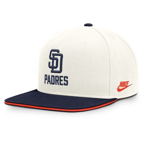 Men's Nike Cream/Navy San Diego Padres Cooperstown Pro Dri-FIT Snapback Hat