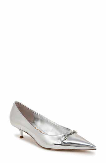 Kaya Pointed Toe Kitten Heel Pump