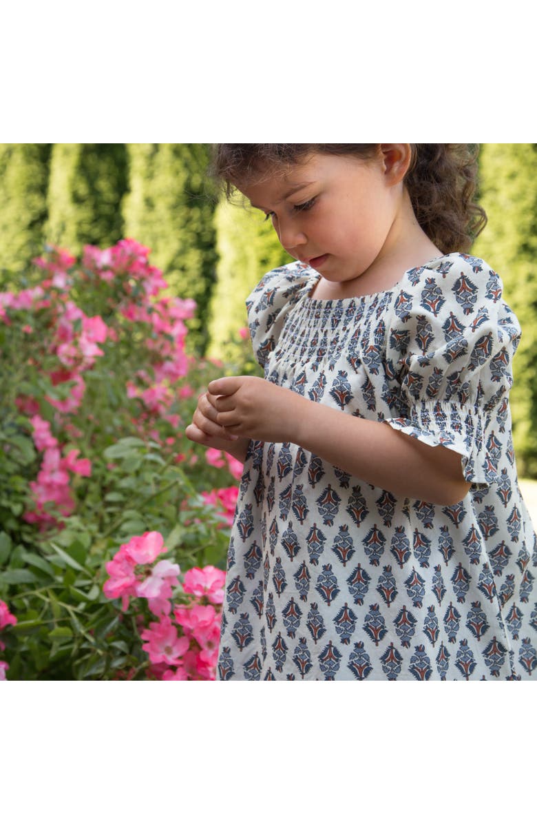 Beet World Girls Olivia Dress with Smocking, Alternate, color, 