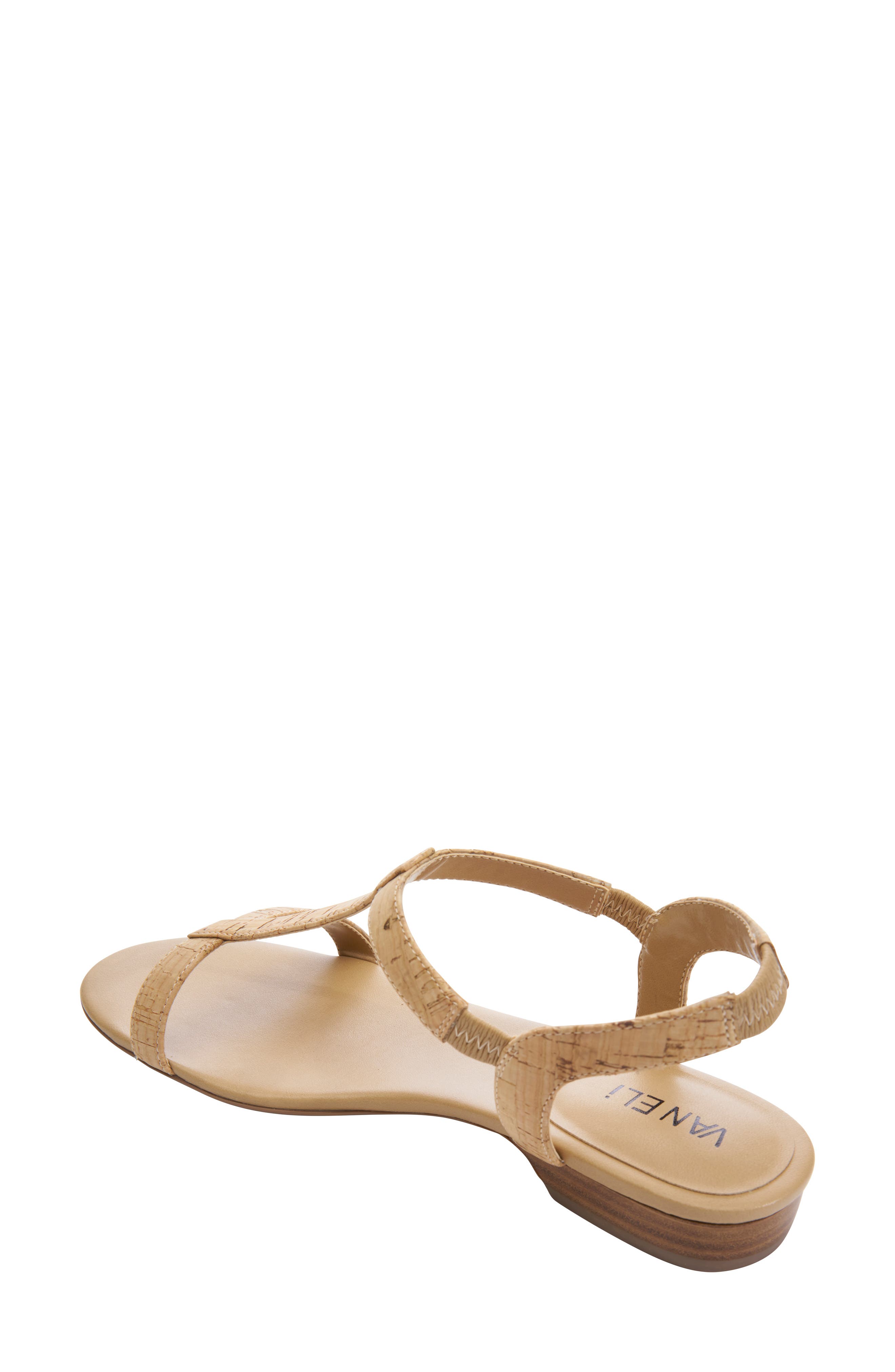 VANELi Blonde T-Strap Sandal, Alternate, color, 