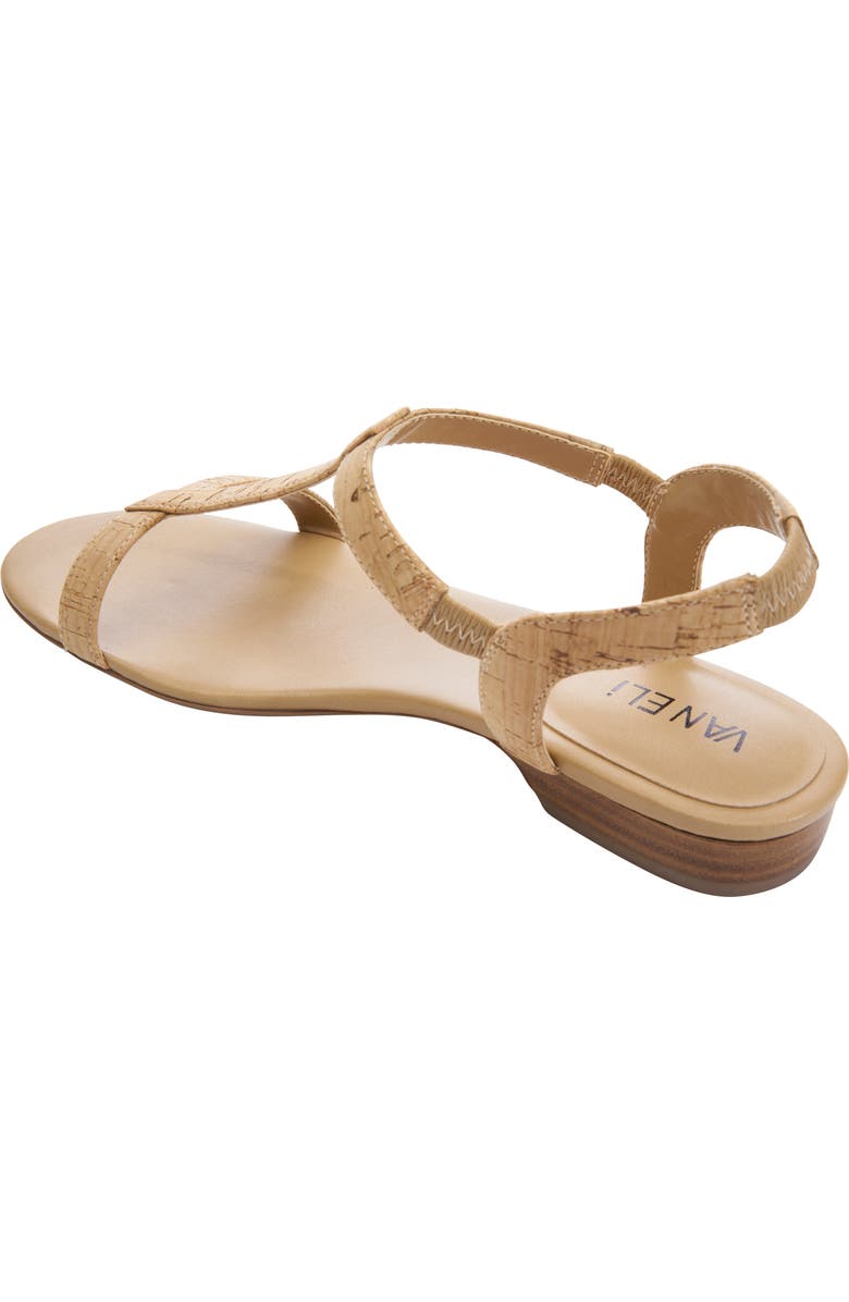 VANELi Blonde T-Strap Sandal, Alternate, color,