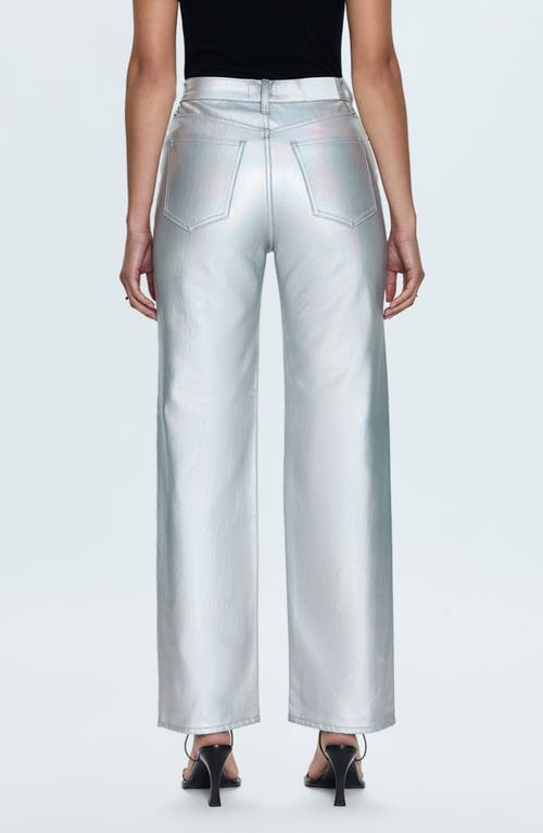 Pistola Cassie High Waist Straight Leg Jeans In Coated Prism