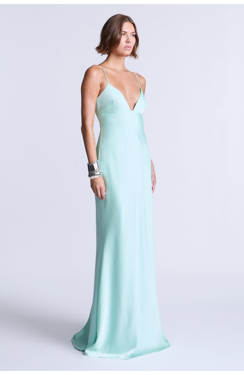 BCBG Maxazria Faith Gown, Alternate, color, Fair Aqua