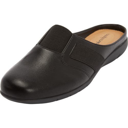 Comfortview The Sarah Slip On Mule In Black