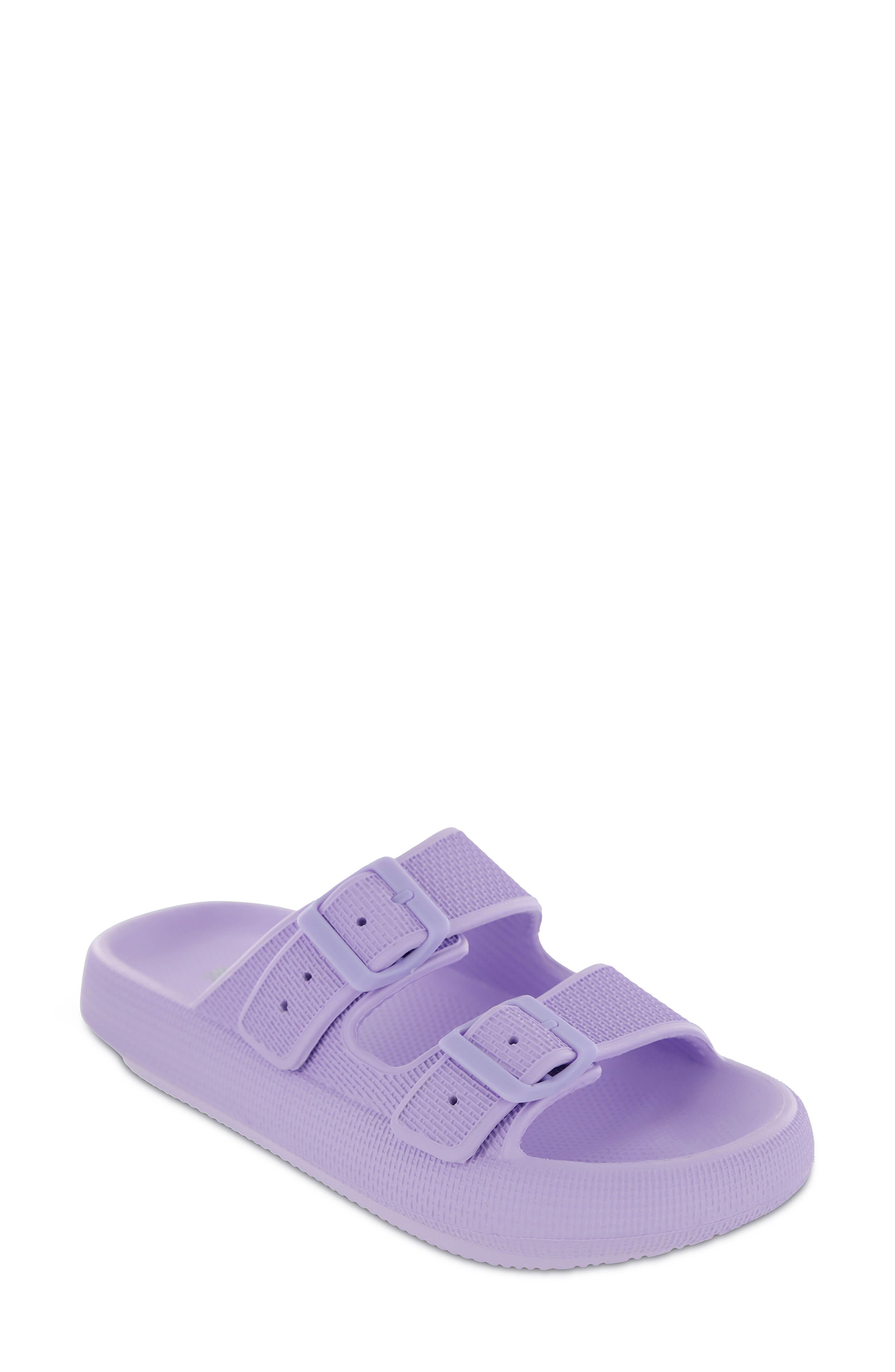 Libbie Slide Sandal, Main, color, LAVENDER