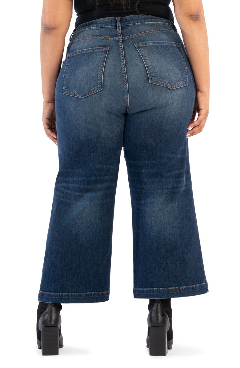 KUT from the Kloth Meg High Waist Ankle Wide Leg Jeans, Alternate, color, 