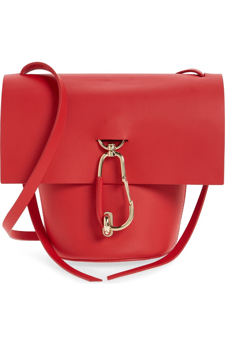 ZAC Zac Posen Belay Leather Crossbody Bucket Bag, Main, color,