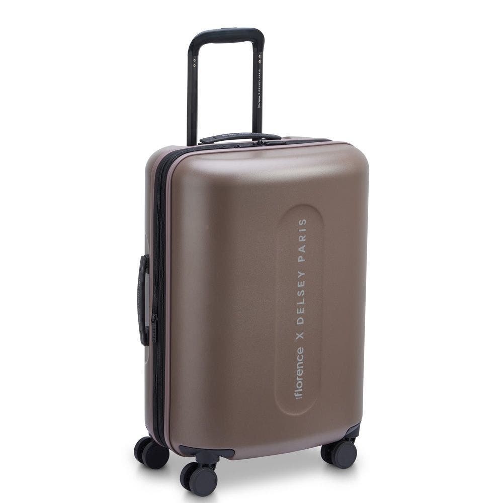 Florence by Mills Catch Flights Expandable 20" Carry-On Spinner, Alternate, color, Chestnut