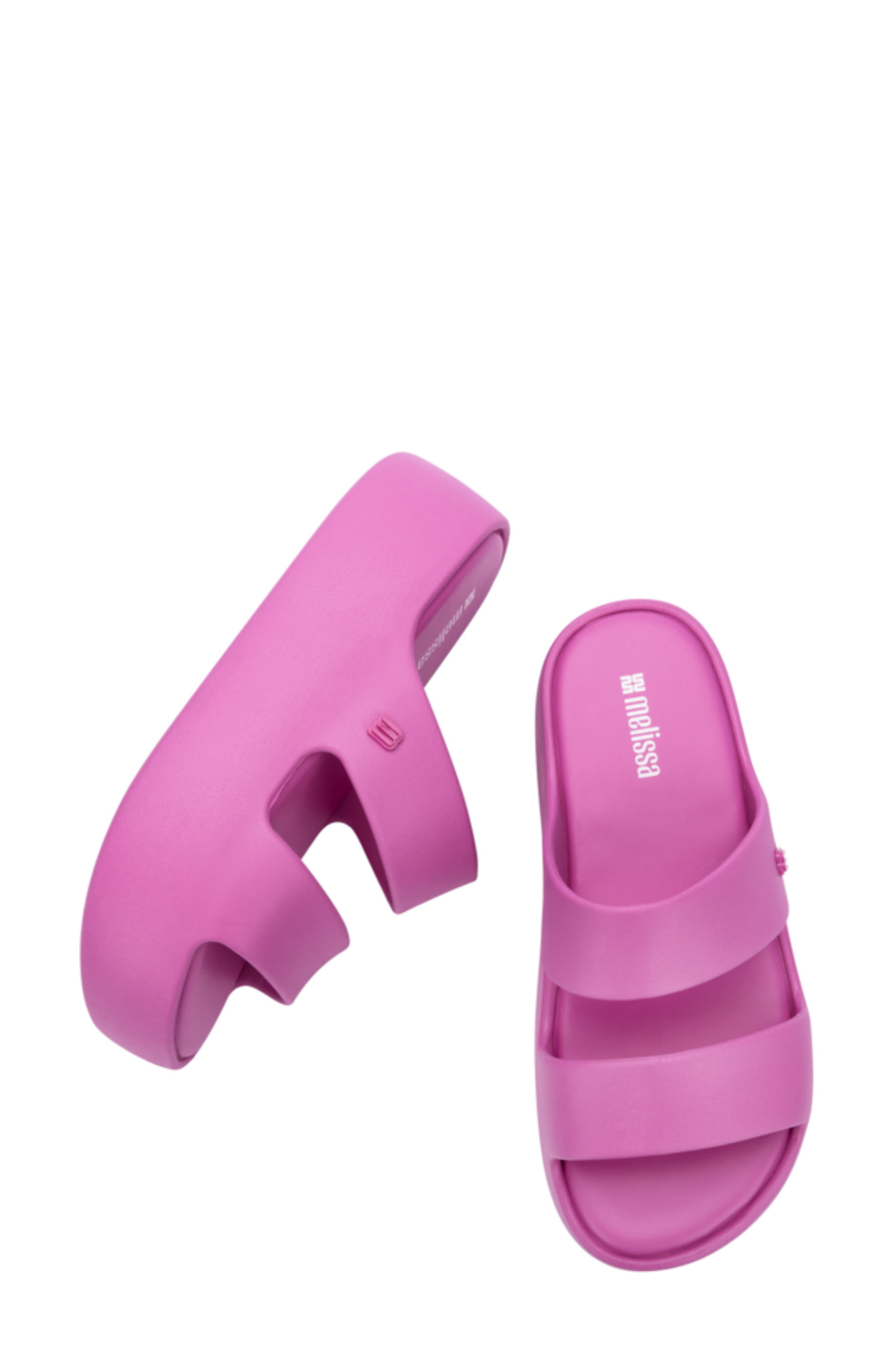 Free Line Platform Slide Sandal, Alternate, color, LILAC