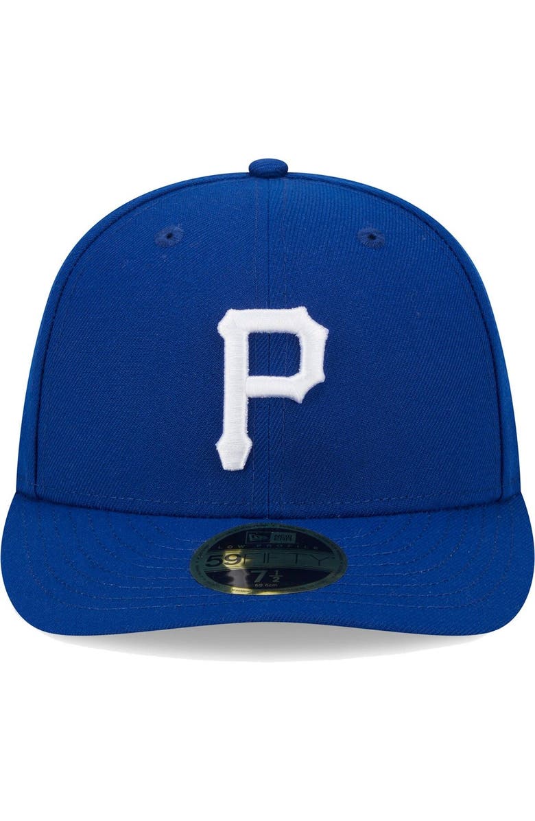 New Era Men's New Era Royal Pittsburgh Pirates White Logo Low Profile 59FIFTY Fitted Hat, Alternate, color,