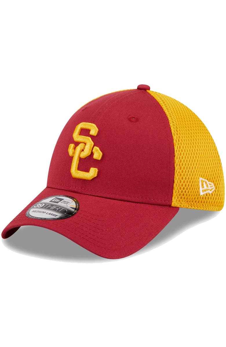 New Era Men's New Era Cardinal USC Trojans Evergreen Neo 39THIRTY Flex Hat, Main, color, 
