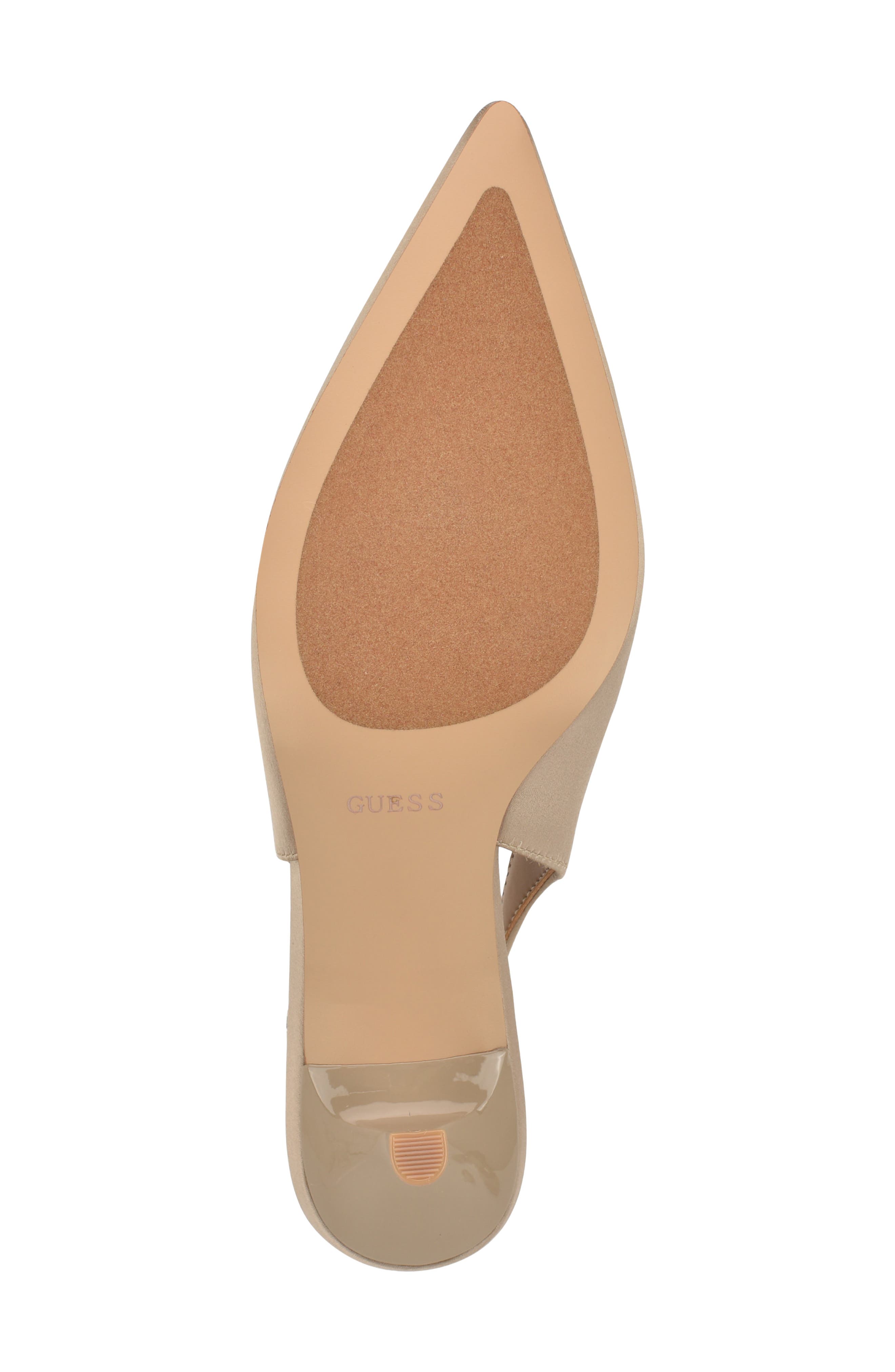 GUESS Yannick Slingback Pump, Alternate, color, Light Natural