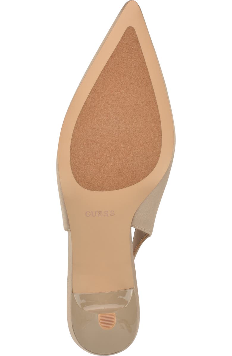 GUESS Yannick Slingback Pump, Alternate, color, Light Natural