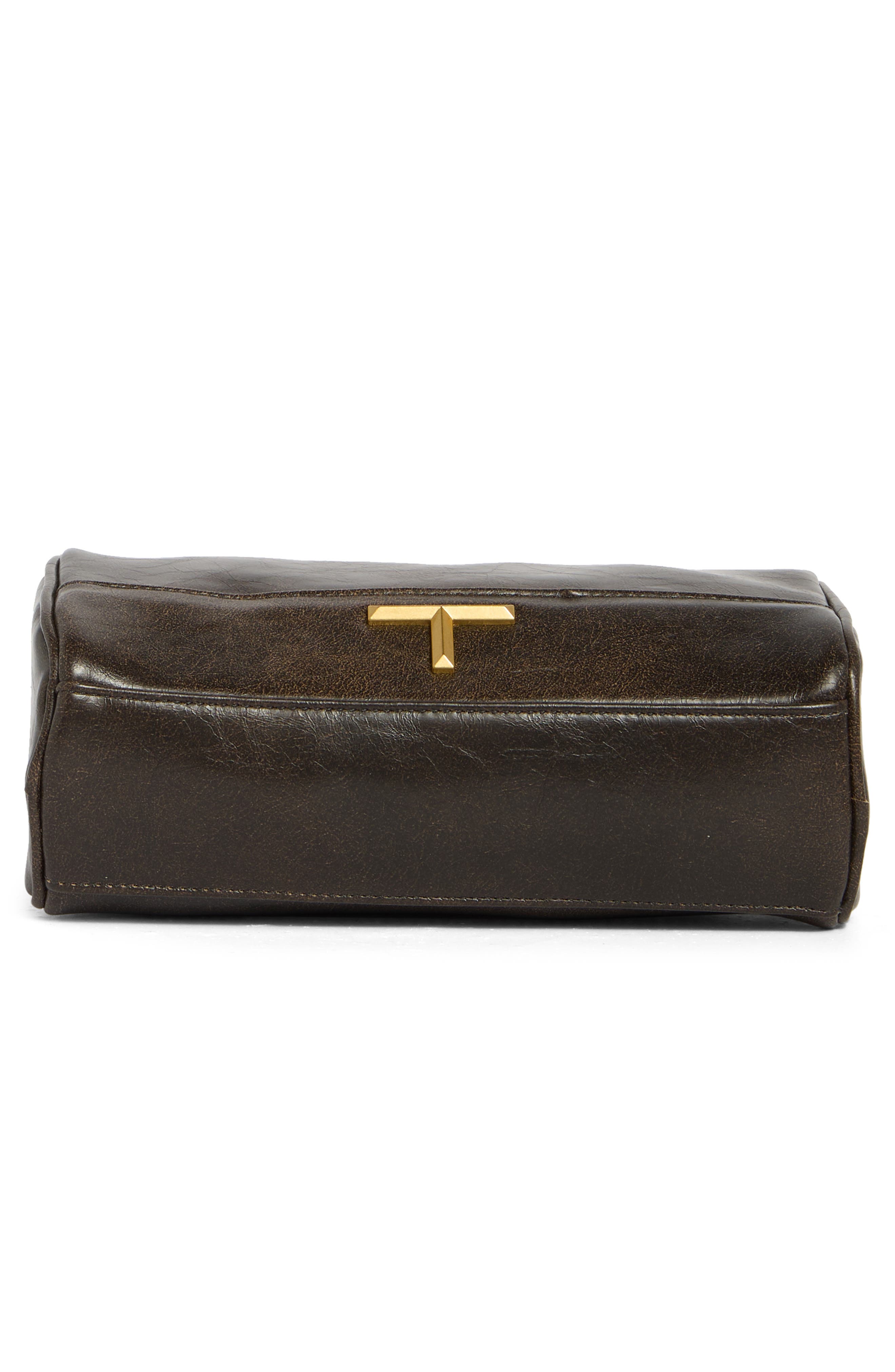 Sloan Faux Leather Barrel Shoulder Bag, Alternate, color, COCOA