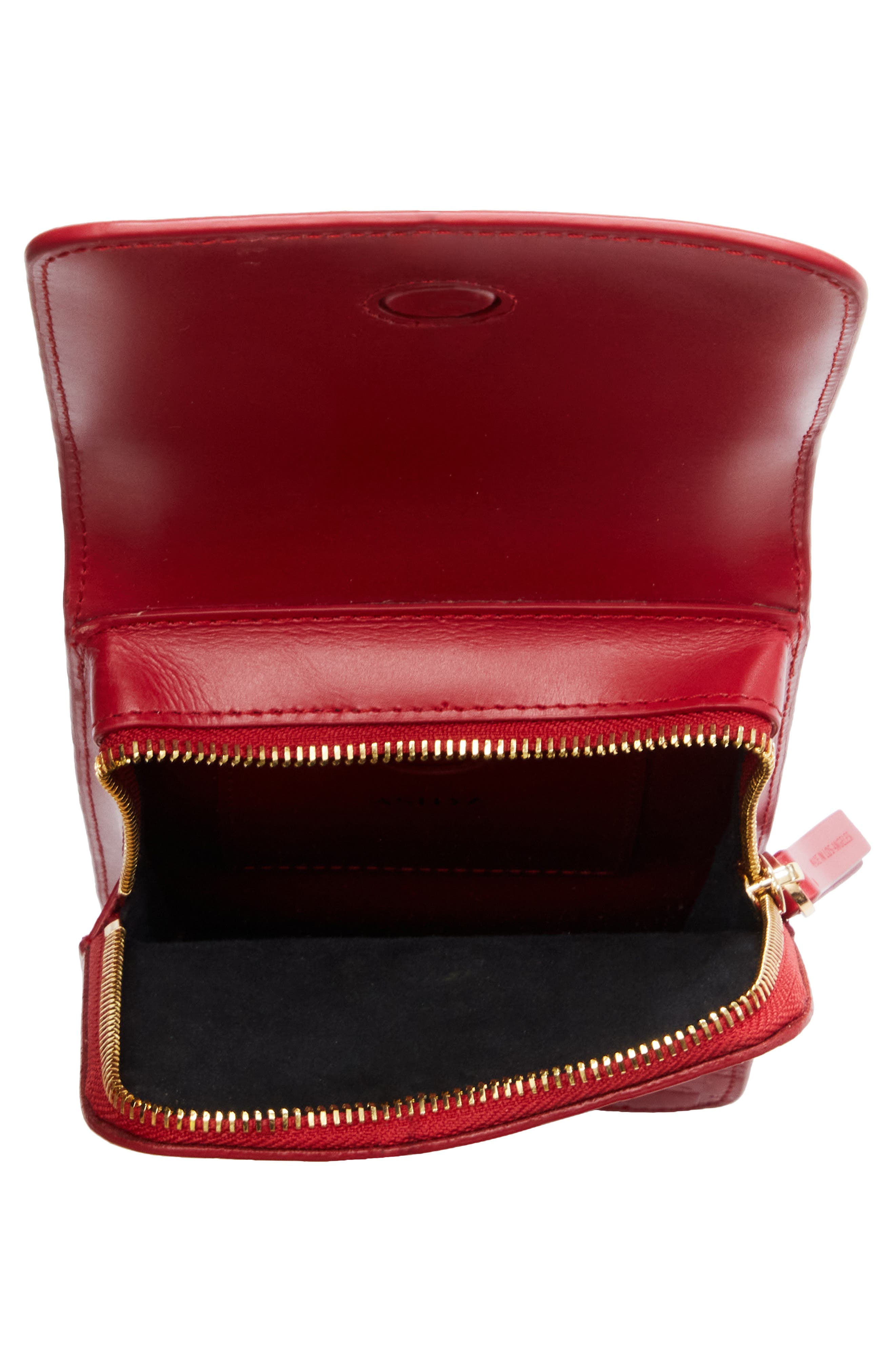 ASHYA Hertiage Double Pouch Leather Belt Bag, Alternate, color, 