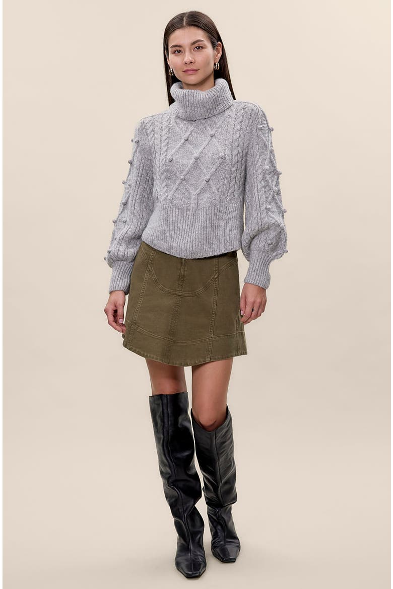 Petra Sweater, Alternate, color, Light Grey
