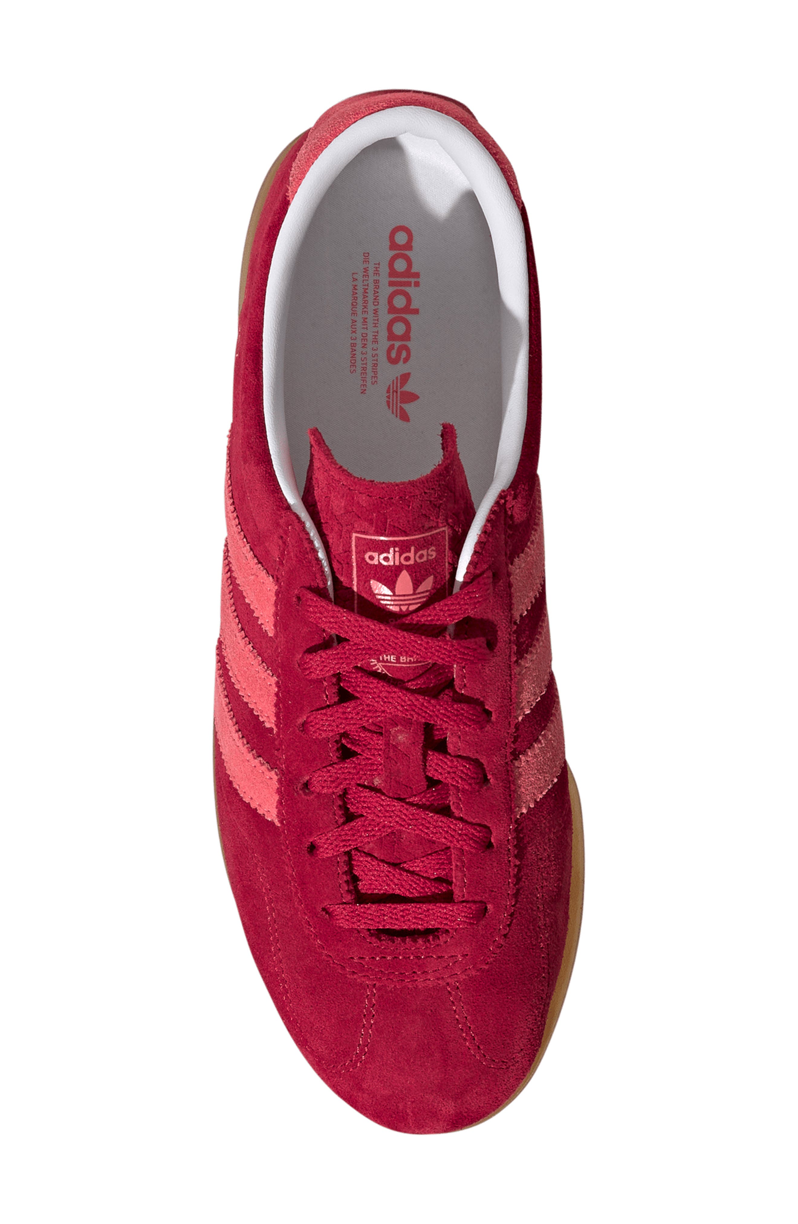 Gazelle Lo Pro Sneaker, Alternate, color, TEAM VICTORY RED/ GUM 3/ GUM 3