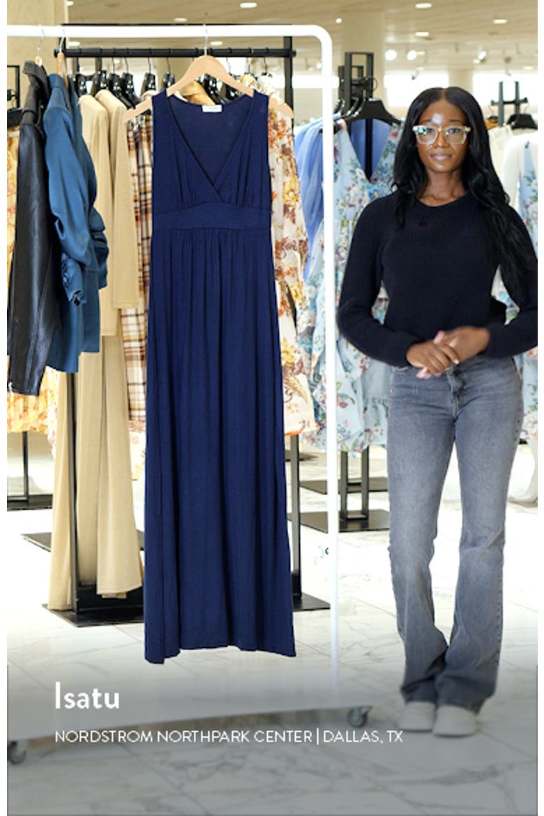V-Neck Jersey Maxi Dress video