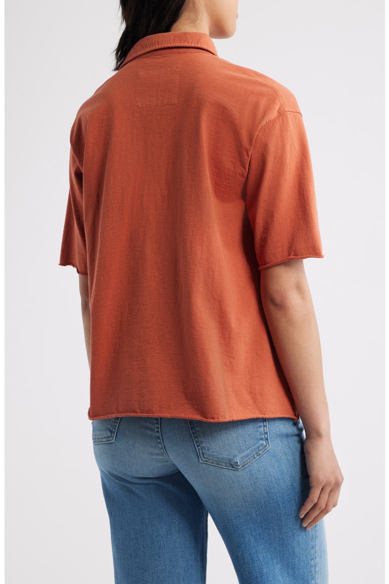 Patty Popover Henley Top, Alternate, color, VINTAGE APRICOT