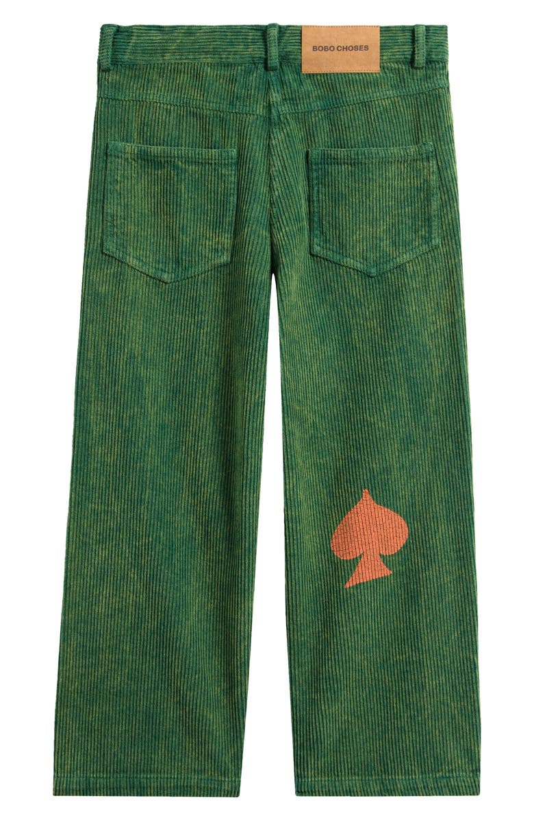 Bobo Choses Kids' Joker Corduroy Pants, Alternate, color, Green