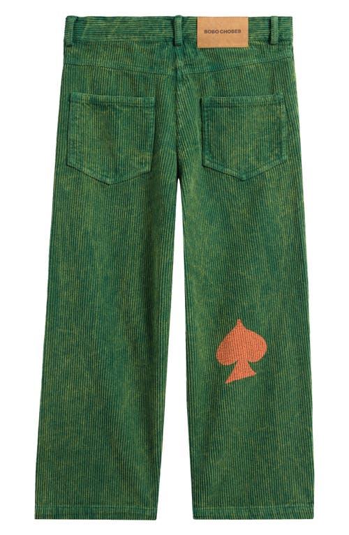 Bobo Choses Kids' Joker Corduroy Pants In Green