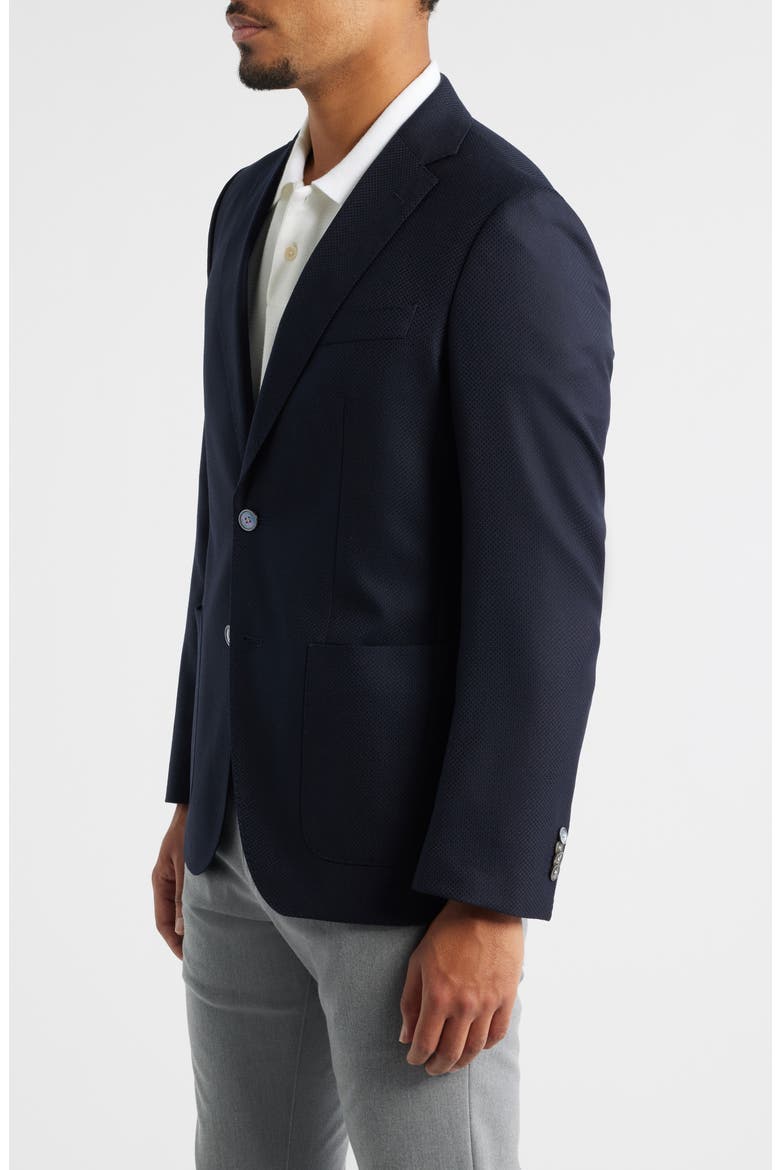 Huston Slim Fit Virgin Wool Sport Coat, Alternate, color, DARK BLUE