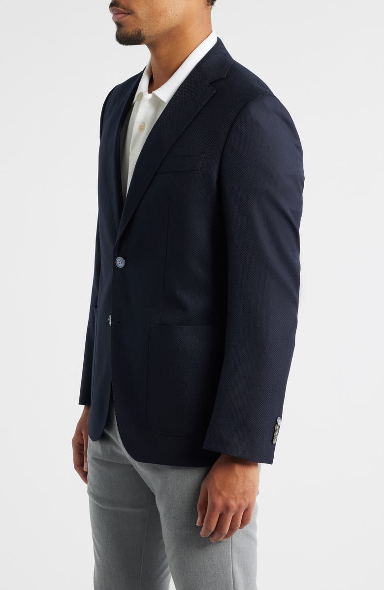 BOSS Huston Slim Fit Virgin Wool Sport Coat, Alternate, color, Dark Blue