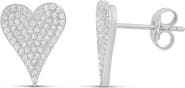 SHYMI Pavé Heart Stud Earrings