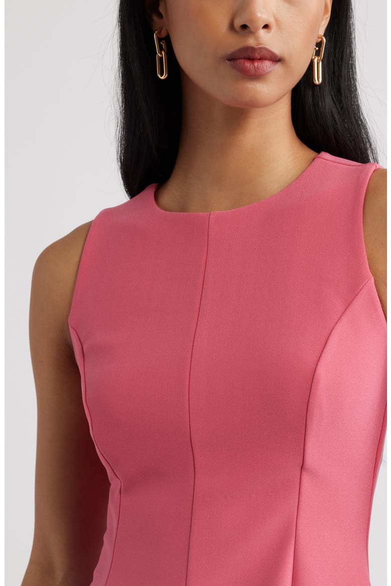 Crewneck Flared Tank, Alternate, color, PINK PARTY