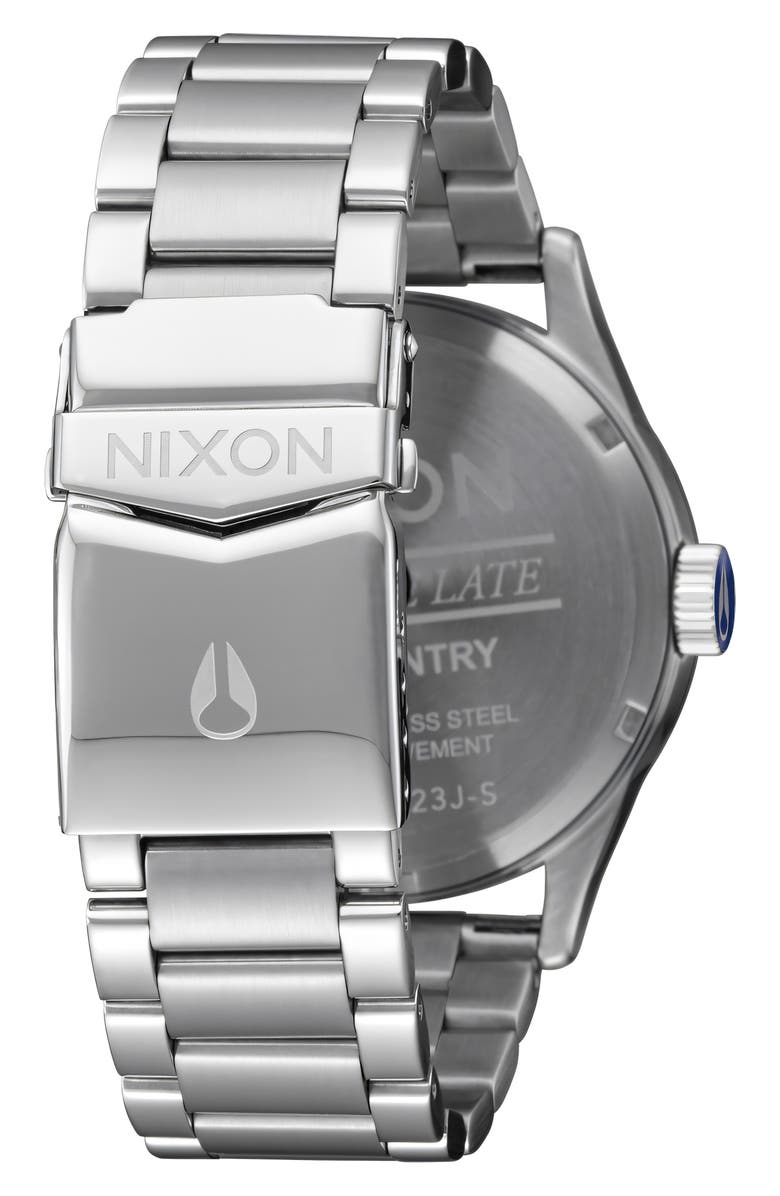 Nixon Sentry Bracelet Watch, 42mm, Alternate, color, 