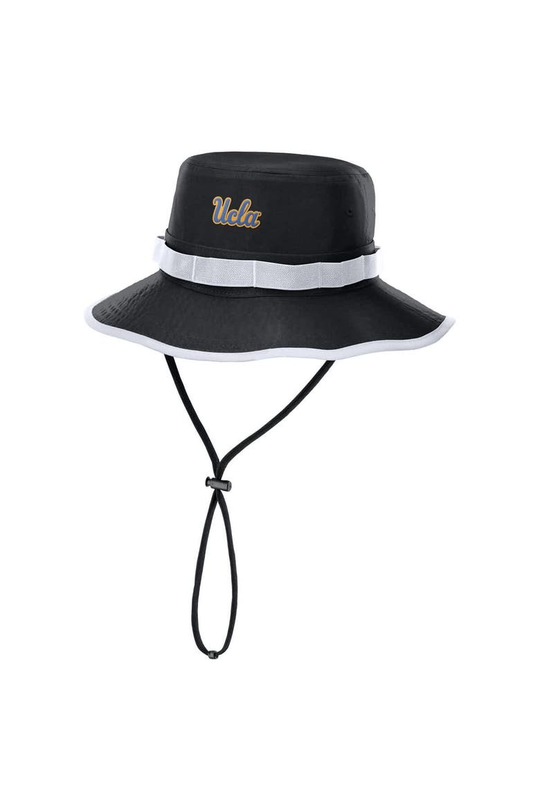 Men's Nike Black UCLA Bruins 2025 Sideline Apex Boonie Bucket Hat, Alternate, color, Black