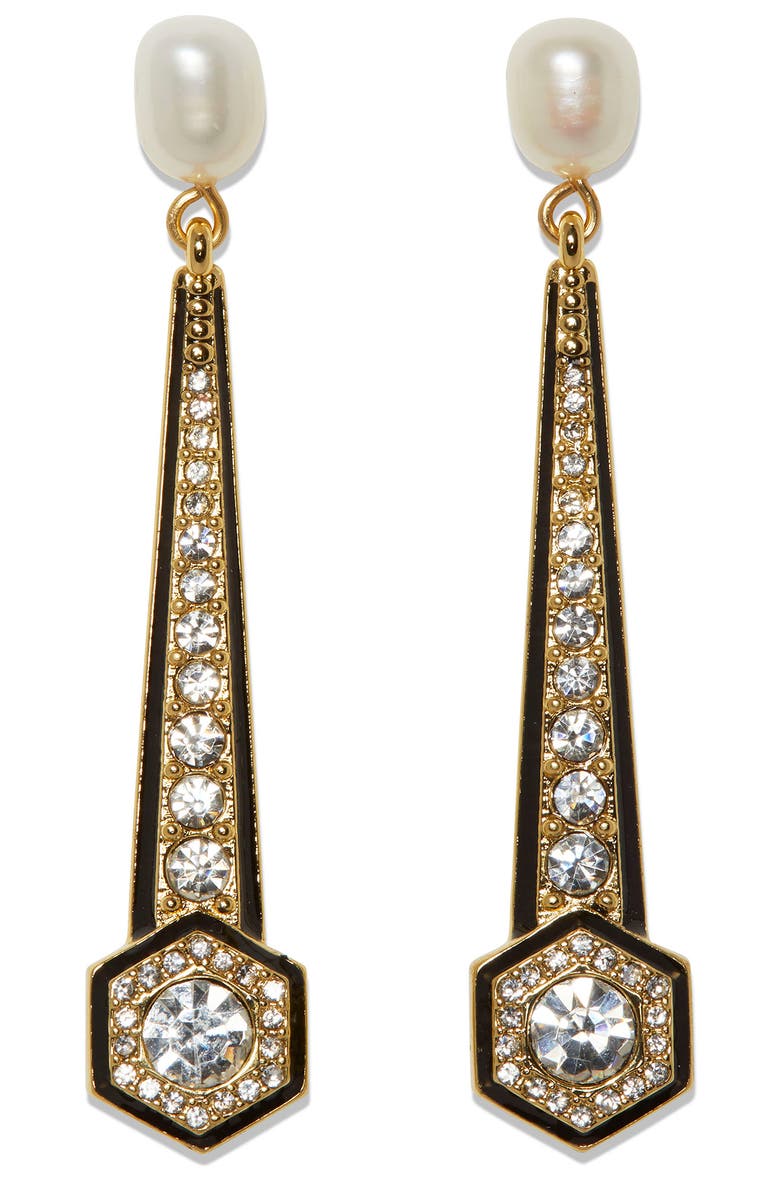 Vince Camuto Linear Drop Earrings, Main, color, 
