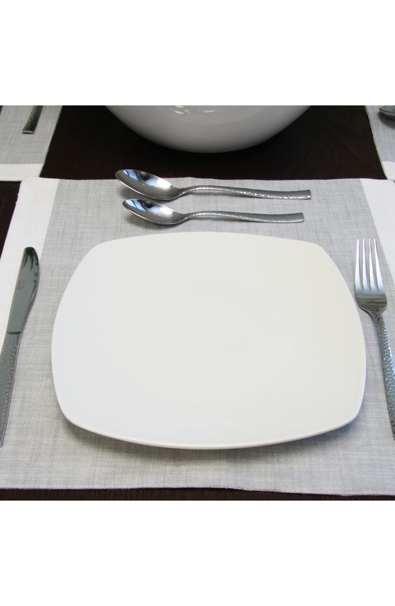 Gibson Royal Brighton 20 Piece Flatware Set, Alternate, color, Metallic Silver