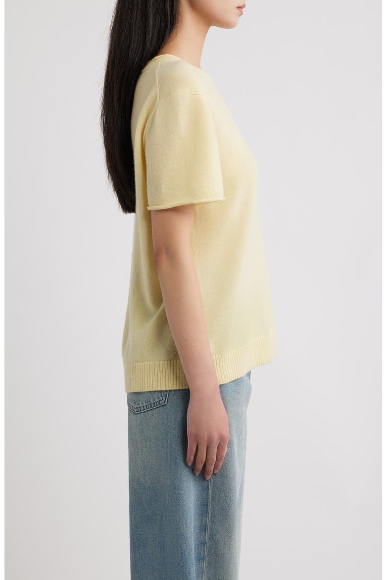 Cashmere Knit Tee, Alternate, color, MOONLIGHT