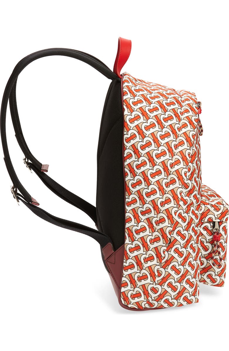 Burberry Monogram Print Nylon Backpack, Alternate, color,