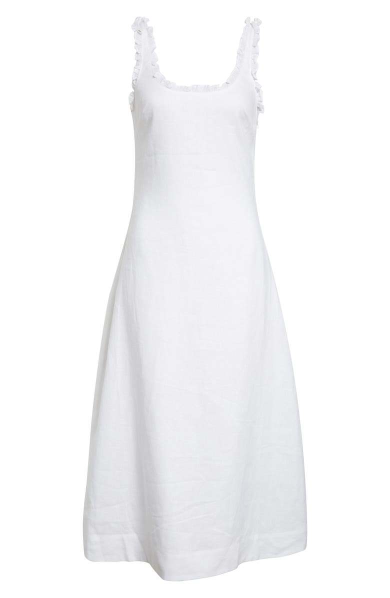 POSSE Florence Sleeveless Linen Maxi Dress, Alternate, color, Ivory