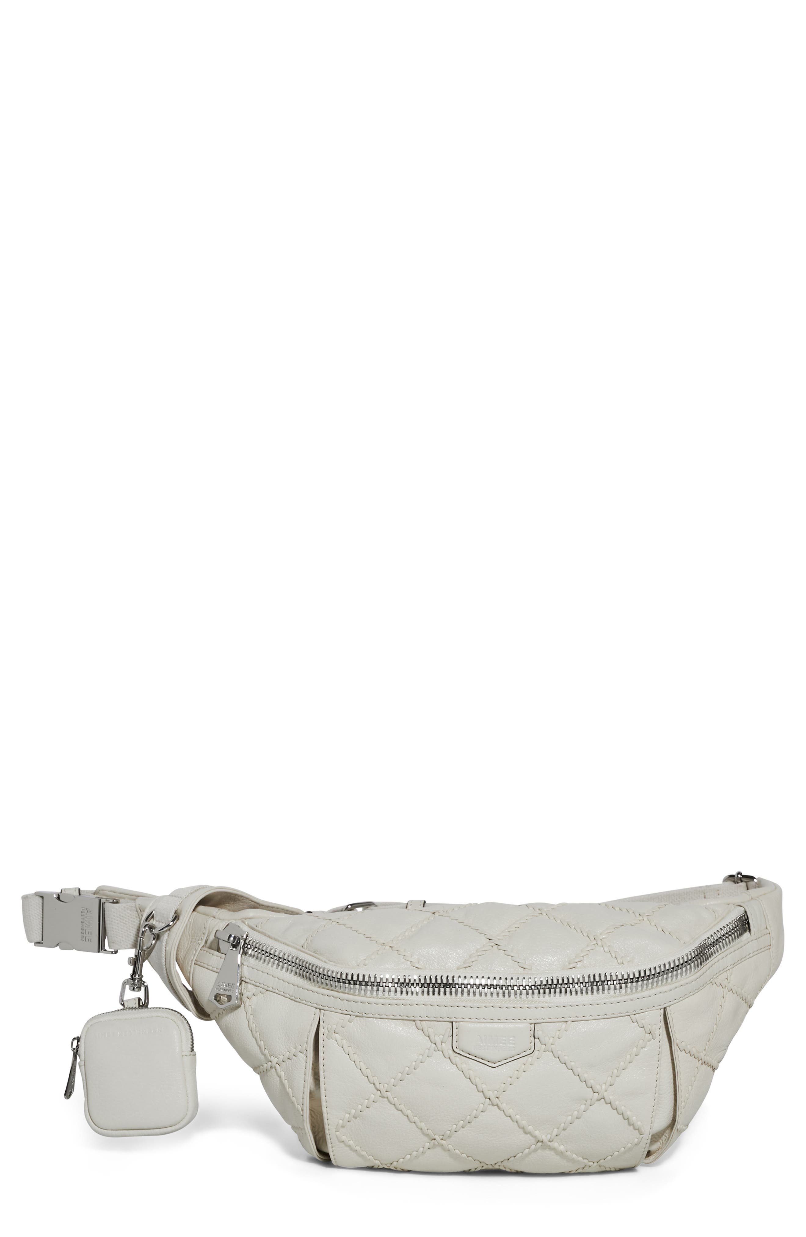 Outta Here Large Belt Bag, Main, color, VANILLA ICE VINTAGE