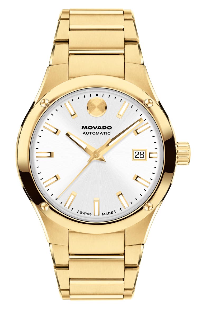 Museum Imperiale Automatic Bracelet Watch, Main, color, SILVER WHITE