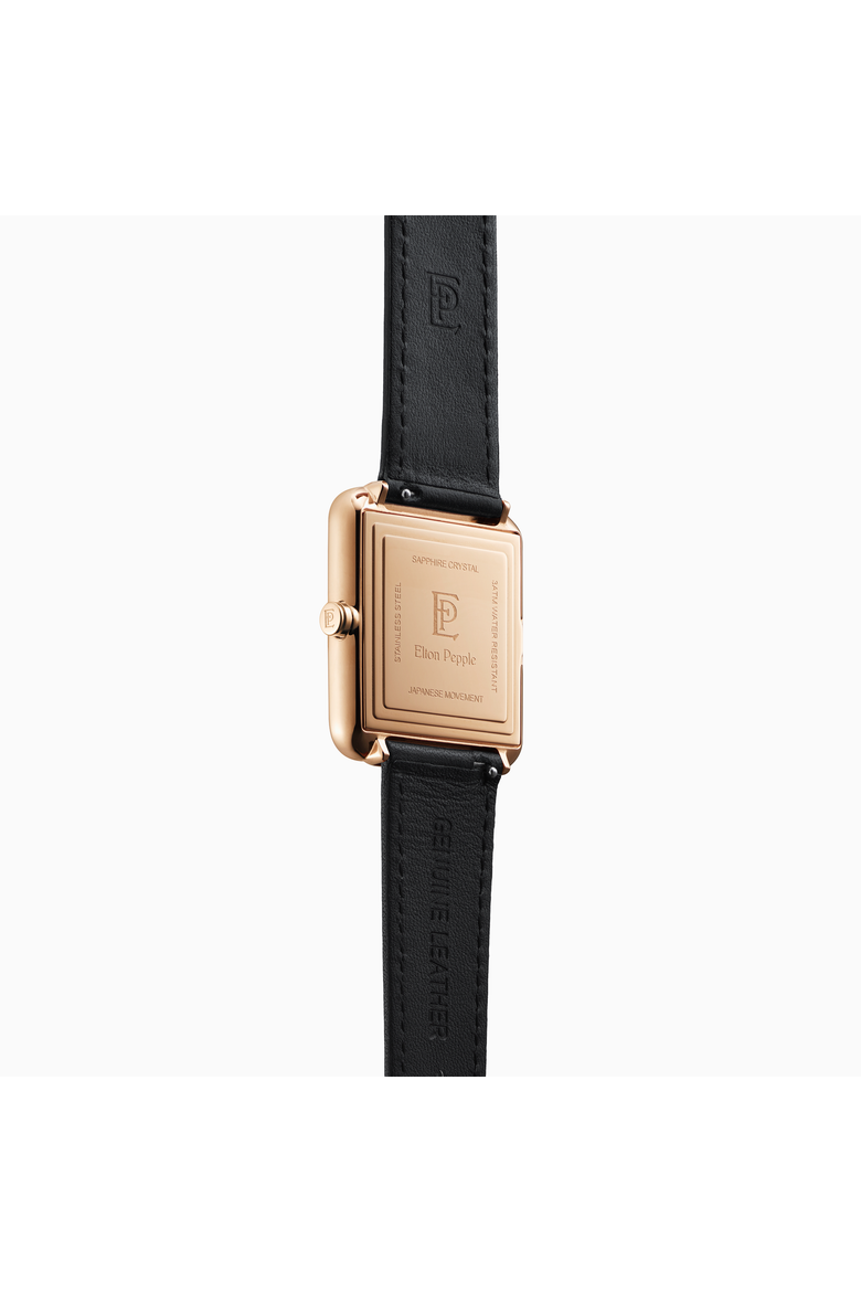 Men's Modern Oakton - Bucktown, 38mm, Alternate, color, Eggshell White/Black/Rose Gold