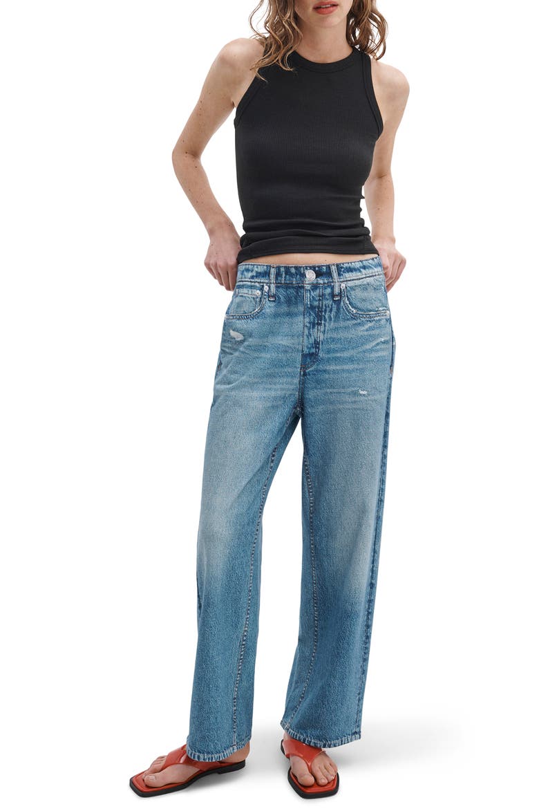 rb Miramar Ankle Cotton Terry Sweatpant Jeans, Alternate, color, MINETTA
