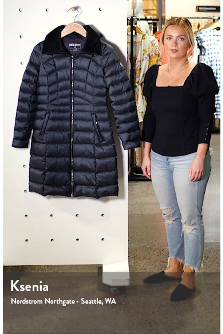 Water Resistant Packable Puffer Coat video
