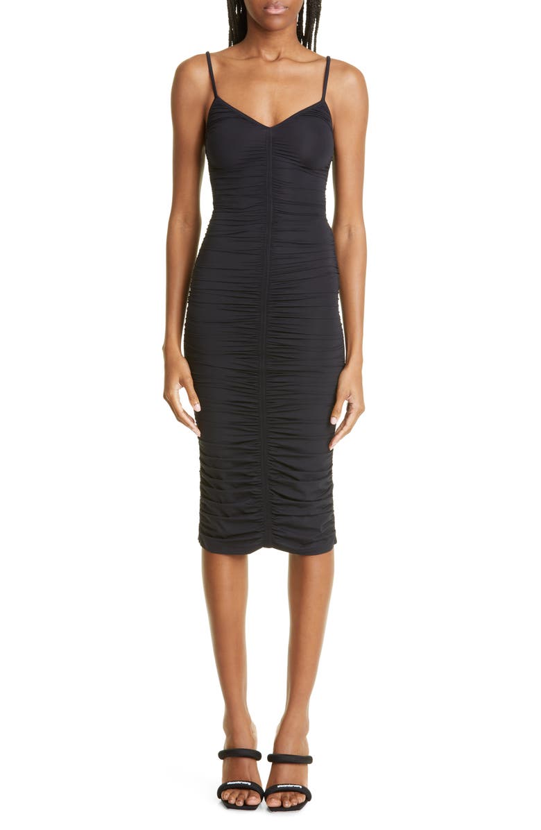 Alexander Wang Ruched Slipdress, Main, color, 