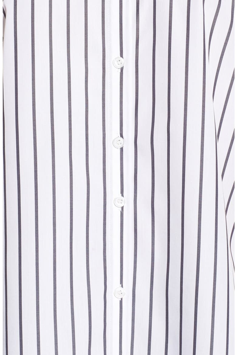 Sleeveless Colorblock Button Back Poplin Top, Alternate, color, WHITE- GREY STRIPE COLORBLOCK