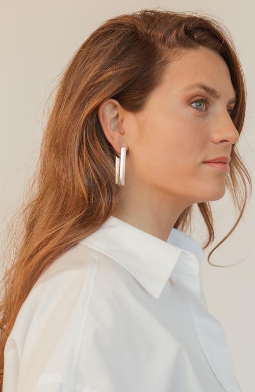 Cxc Big Ionian Earrings In Metallic