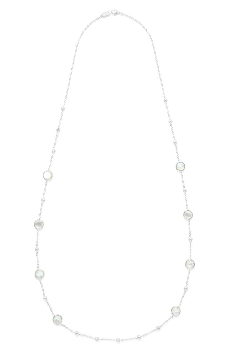 Ippolita Rock Candy - Mini Lollipop Long Necklace, Main, color, Silver