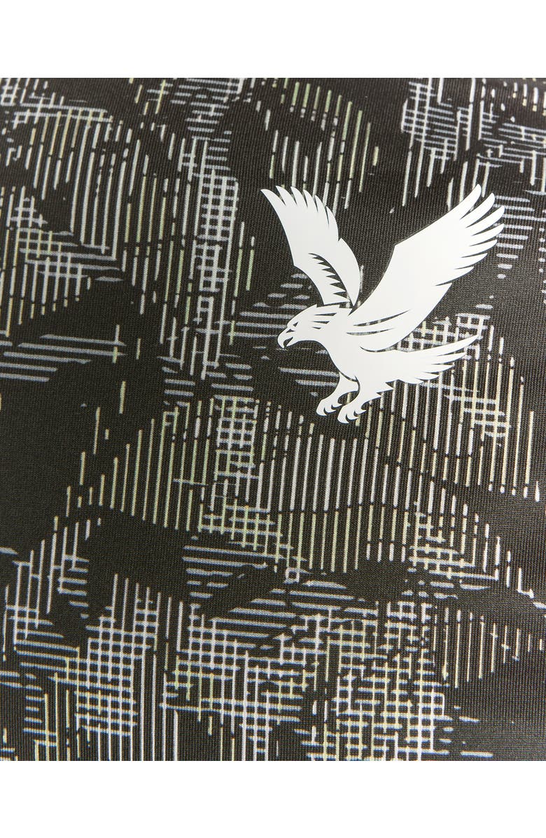 Lyle & Scott Golf Digital Floral Polo Shirt, Alternate, color, Jet Black