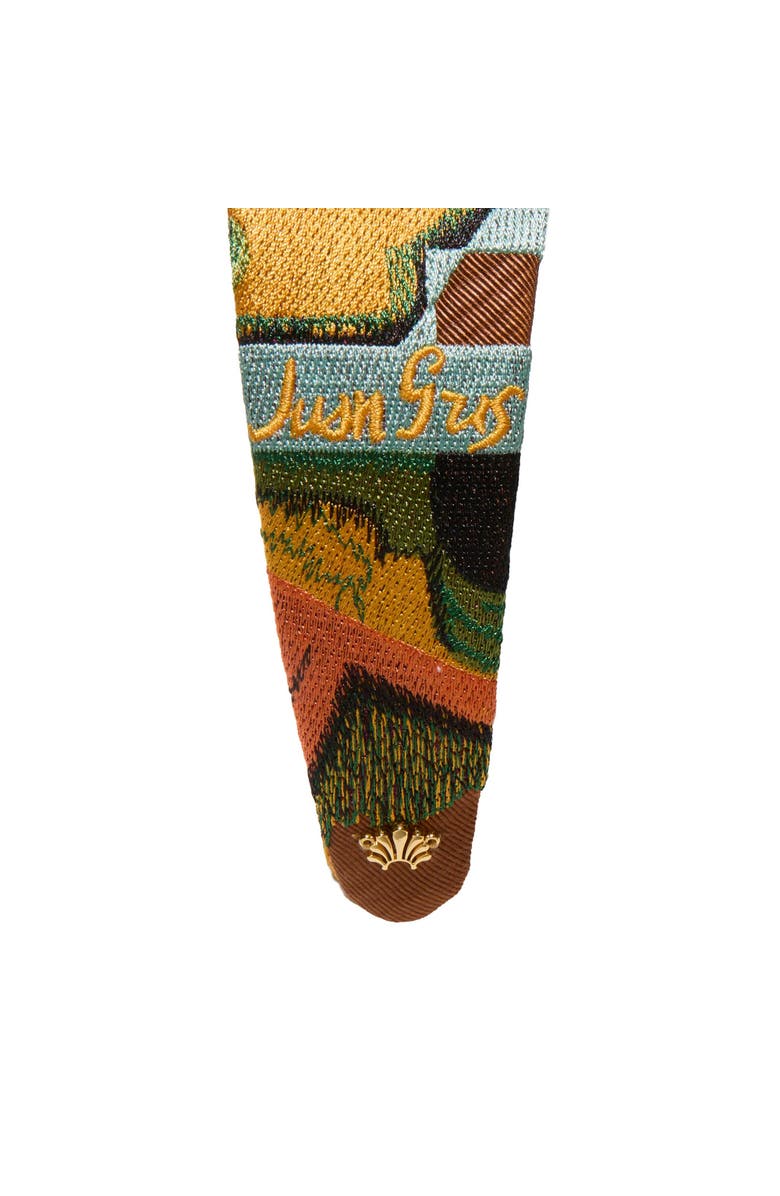 Lele Sadoughi The Met Brigitte Juan Gris Embroidered Headband, Alternate, color, Still Life Guitar 999